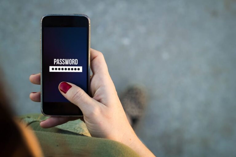 smartphone password