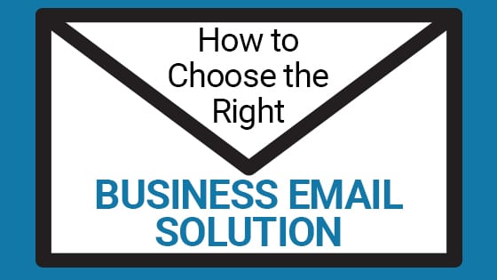 How to choose the right business email